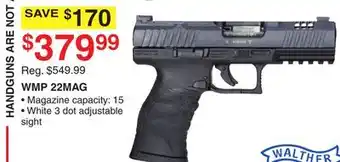 Dunham's Sports Walther wmp 22mag offer