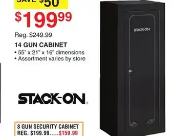 Dunham's Sports Stack-on 14 gun cabinet offer