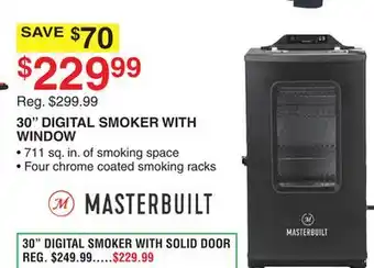 Dunham's Sports Masterbuilt 30 digital smoker with window offer