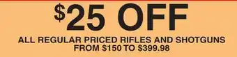Dunham's Sports All regular priced rifles and shotguns offer