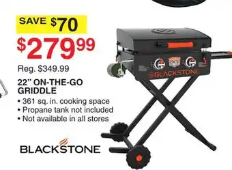 Dunham's Sports Blackstone 22 on-the-go griddle offer