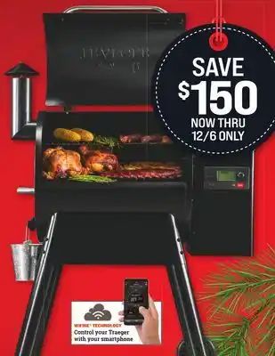 Ace Hardware Traeger pro series 575 wood pellet grill offer