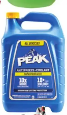 Ace Hardware Peak prediluted antifreeze + coolant offer