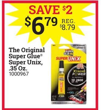 Ace Hardware The original super glue super unix,. 35 oz offer