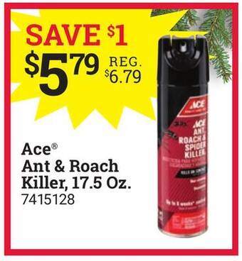 Ace Hardware Ace ant & roach killer, 17.5 oz offer