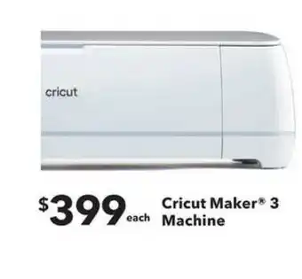 JOANN Cricut Maker 3 Machine offer