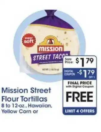 Price Rite Mission Street Flour Tortillas offer