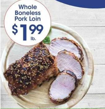 Price Rite Whole Boneless Pork Loin offer