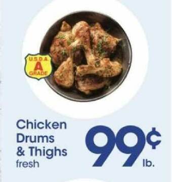 Price Rite Chicken Drums & Thighs offer