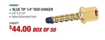 Fastenal Powers +blue Tip 1 4 offer