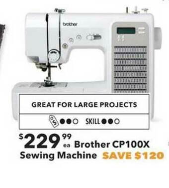 JOANN Brother Cp100x Sewing Machine offer