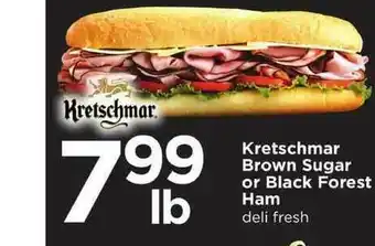 SHOPPERS Kretschmar Brown Suger Or Black Forest Ham offer