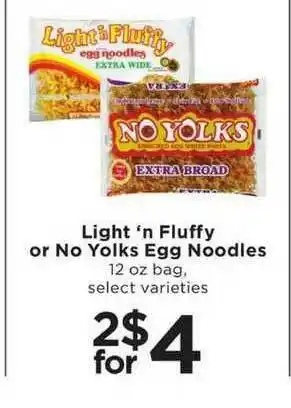 SHOPPERS Light'n Fluffy Or No Yolks Egg Noodles offer