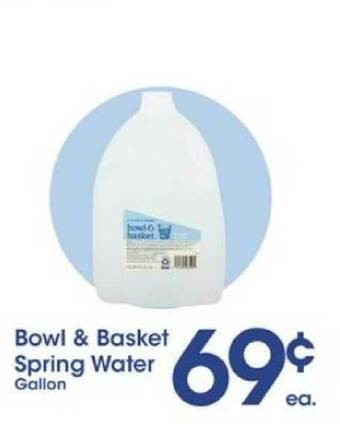 Price Rite Bowl & Basket Spring Water offer