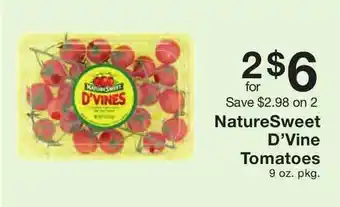 Fairway Store Market Naturesweet D'vine Tomatoes offer