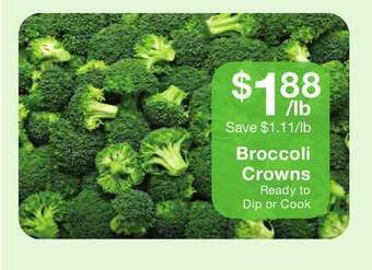 Fairway Store Market Broccoli Crowns offer