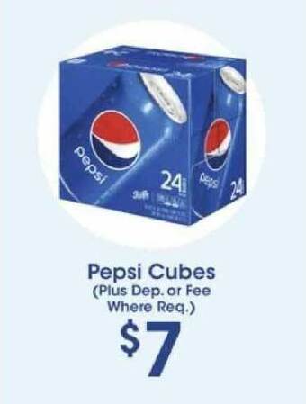 Price Rite Pepsi Cubes offer