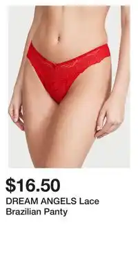 Victoria's Secret Dream angels lace brazilian panty offer