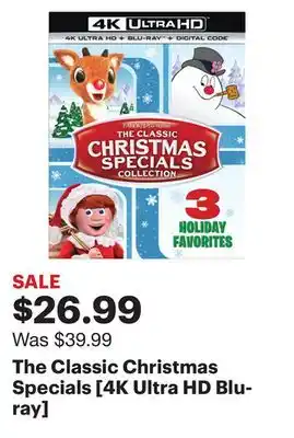 Best Buy The classic christmas specials [4k ultra hd blu-ray] offer