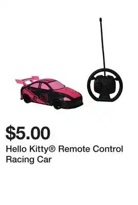 Five Below Hello kitty remote control racing car offer