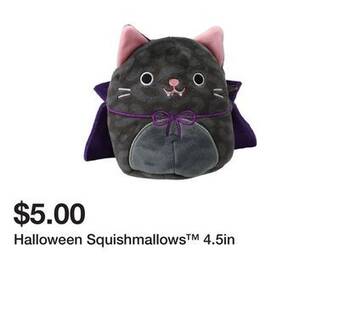 Five Below Halloween squishmallows 4.5in offer