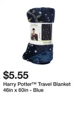 Five Below Harry potter travel blanket 46in x 60in - blue offer