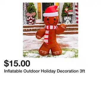 Five Below Inflatable outdoor holiday decoration 3ft offer