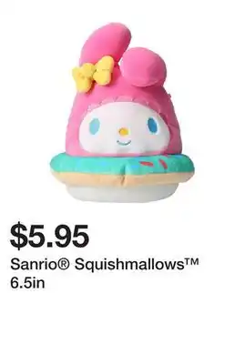 Five Below Sanrio squishmallows 6.5in offer