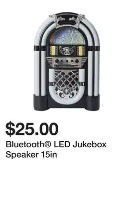 Five Below Bluetooth led jukebox speaker 15in offer