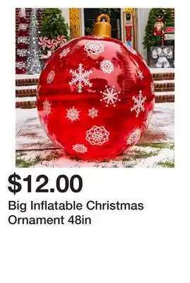 Five Below Big inflatable christmas ornament 48in offer