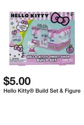 Five Below Hello kitty build set & figure offer