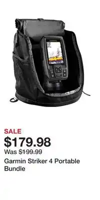 Cabela's Garmin striker 4 portable bundle offer