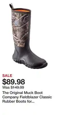 Cabela's The original muck boot company fieldblazer classic rubber boots for men offer