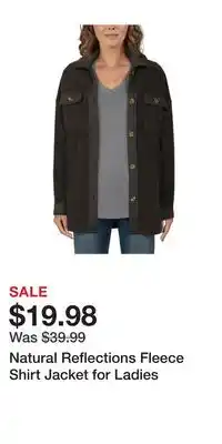 Cabela's Natural reflections fleece shirt jacket for ladies offer