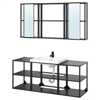 Ikea Enhet bathroom, anthracite, 24x18x24 offer