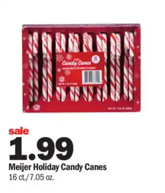 Meijer Meijer holiday candy canes offer