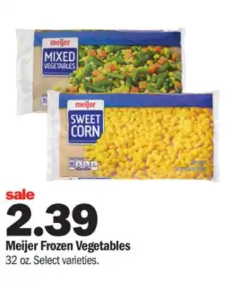 Meijer Meijer frozen vegetables offer
