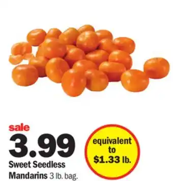 Meijer Sweet seedless mandarins offer