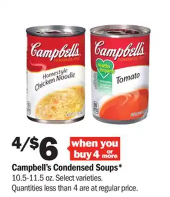 Meijer Campbell's condensed soups offer