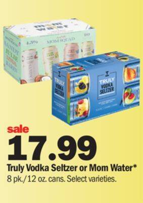 Meijer Truly vodka seltzer or mom water offer