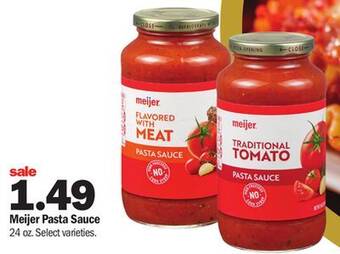 Meijer Meijer pasta sauce offer