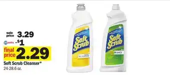 Meijer Soft scrub cleanser offer