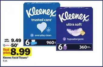 Meijer Kleenex facial tissues offer