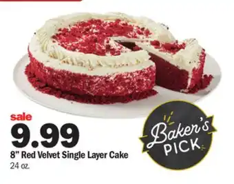 Meijer 8 red velvet single layer cake offer