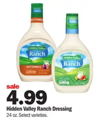 Meijer Hidden valley ranch dressing offer