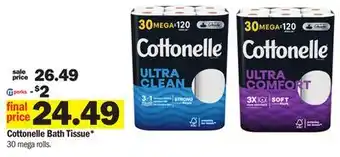 Meijer Cottonelle bath tissue offer