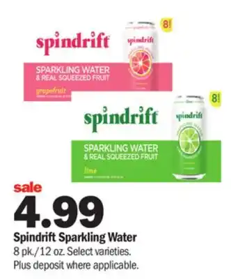 Meijer Spindrift sparkling water offer