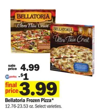 Meijer Bellatoria frozen pizza offer