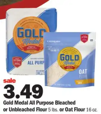 Meijer Gold medal all purpose bleached or unbleached flour 5 lbs. or oat flour 16 oz offer