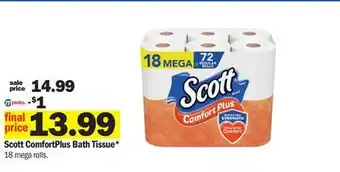 Meijer Scott comfortplus bath tissue offer